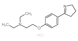 2-[4-(4,5-dihydro-3H-pyrrol-2-yl)phenoxy]-N,N-diethyl-ethanamine picture