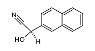 (R)-2-hydroxy-2-(2-naphthyl)acetonitrile Structure