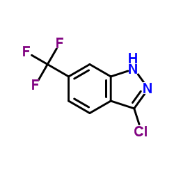 3-Chloro-6-(trifluoromethyl)-1H-indazole Structure