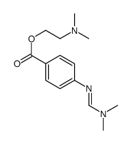 2-(dimethylamino)ethyl 4-(dimethylaminomethylideneamino)benzoate Structure