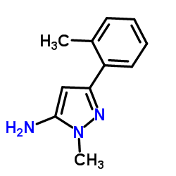 1-甲基-3-(邻甲苯基)-1H-吡唑-5-胺图片