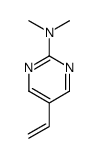 2-Pyrimidinamine, 5-ethenyl-N,N-dimethyl- (9CI) Structure