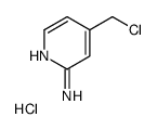 4-(CHLOROMETHYL)PYRIDIN-2-AMINE HYDROCHLORIDE Structure