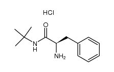 (R)-2-amino-N-(tert-butyl)-3-phenylpropanamide hydrochloride Structure