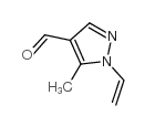 5-METHYL-1-VINYL-1H-PYRAZOLE-4-CARBALDEHYDE Structure