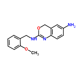 N2-(2-Methoxybenzyl)-4H-3,1-benzoxazine-2,6-diamine结构式