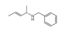(S,E)-N-benzyl-(1-methyl-2-butenyl)amine Structure
