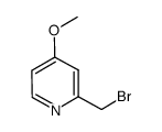 2-bromomethyl-4-methoxypyridine Structure