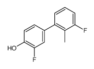 2-fluoro-4-(3-fluoro-2-methylphenyl)phenol Structure