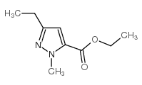 ethyl 5-ethyl-2-methylpyrazole-3-carboxylate Structure