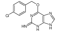 6-[(4-chlorophenyl)methoxy]-7H-purin-2-amine Structure