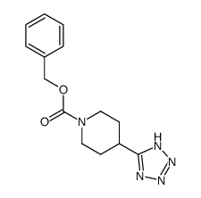 benzyl 4-(1H-tetrazol-5-yl)piperidine-1-carboxylate Structure