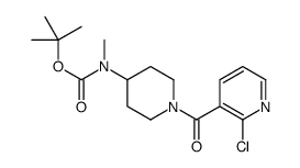 [1-(2-Chloro-pyridine-3-carbonyl)-piperidin-4-yl]-Methyl-carbamic acid tert-butyl ester Structure