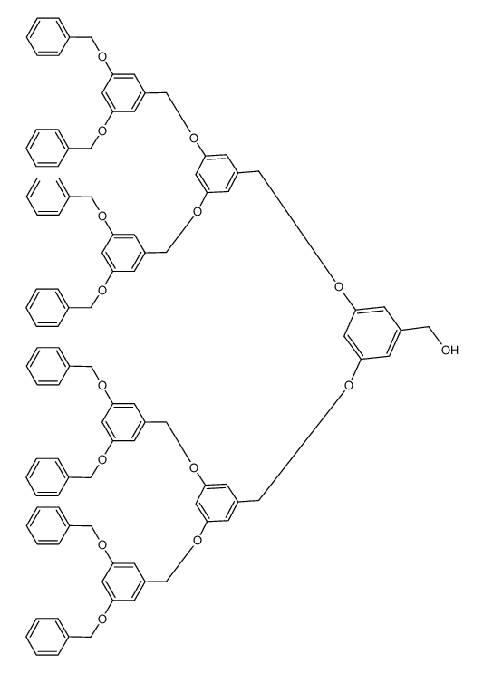 [3,5-bis[[3,5-bis[[3,5-bis(phenylmethoxy)phenyl]methoxy]phenyl]methoxy]phenyl]methyl alcohol Structure