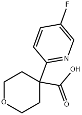 4-(5-Fluoropyridin-2-yl)oxane-4-carboxylic acid Structure