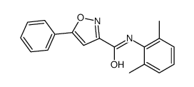 3-Isoxazolecarboxamide, N-(2,6-dimethylphenyl)-5-phenyl- picture