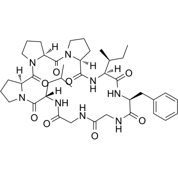 太子参环肽B结构式