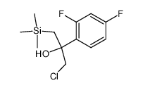 1-Chloro-2-(2,4-difluorophenyl)-3-trimethylsilyl-2-propanol Structure