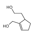 2-[(1S)-2-(hydroxymethyl)cyclopent-2-en-1-yl]ethanol Structure