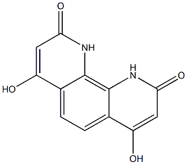 4,7-Dihydroxy-1,10-dihydro-[1,10]phenanthroline-2,9-dione结构式