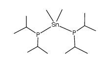 bis(diisopropylphosphino)dimethylstannane结构式