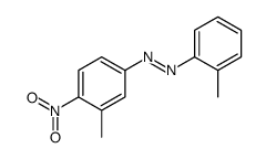 (3-methyl-4-nitrophenyl)-(2-methylphenyl)diazene结构式