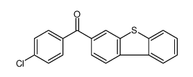 p-Chlorophenyl(dibenzothiophen-2-yl) ketone Structure