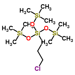 3-Chloropropyl Tris(Trimethylsiloxy)Silane Structure