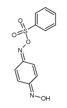 O-phenylsulfonyl-1,4-benzoquinone dioxime结构式