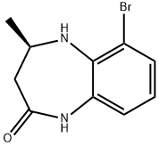 (r)-6-bromo-4-methyl-4,5-dihydro-1h-benzo[b][1,4]diazepin-2(3h)-one structure