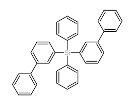 diphenyl-bis(3-phenylphenyl)silane structure