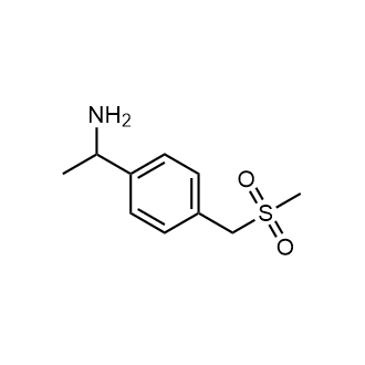 1-(4-((甲基磺酰基)甲基)苯基)乙-1-胺图片