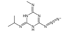 6-azido-4-N-methyl-2-N-propan-2-yl-1,3,5-triazine-2,4-diamine Structure