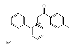 1-(4-methylphenyl)-2-(2-pyridin-2-ylpyridin-1-ium-1-yl)ethanone,bromide Structure