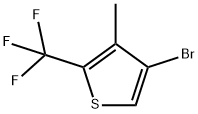 4-Bromo-3-methyl-2-trifluoromethyl-thiophene Structure