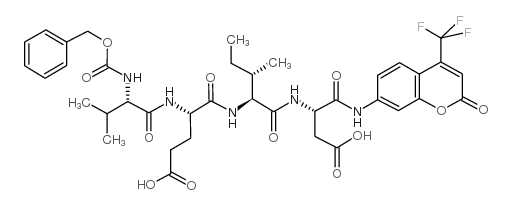 Z-VAL-GLU-ILE-ASP-AFC结构式