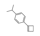 Benzene, 1-(1-cyclobuten-1-yl)-4-(1-methylethyl)- (9CI)结构式