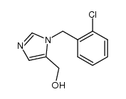 5-Hydroxymethyl-1-(2-chlorobenzyl)imidazole结构式