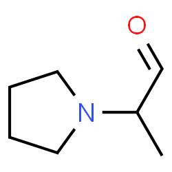 1-Pyrrolidineacetaldehyde,alpha-methyl-(9CI) structure