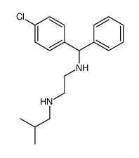 N-[α-(p-Chlorophenyl)benzyl]-N'-isobutylethylenediamine Structure