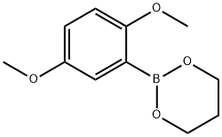 2,5-dimethoxyphenylboronic acid-1,3-propanediol ester structure