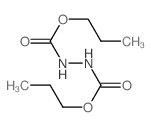 1,2-Hydrazinedicarboxylicacid, 1,2-dipropyl ester结构式