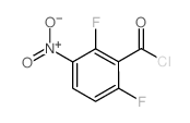 2,6-Difluoro-3-nitrobenzoyl chloride Structure