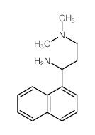 1,3-Propanediamine,N3,N3-dimethyl-1-(1-naphthalenyl)- structure