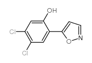 5-(4,5-DICHLORO-2-HYDROXYPHENYL)ISOXAZOLE structure