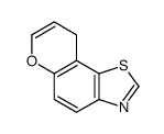 9H-Pyrano[2,3-g]benzothiazole(8CI,9CI) Structure