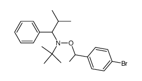 2,2,5-trimethyl-3-(1'-(p-bromo)phenylethoxy)-4-phenyl-3-azahexane结构式