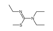 N,N,N'-triethyl-S-methyl-isothiourea Structure