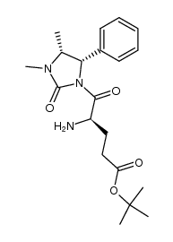 tert-butyl (4R,4'R,5'S)-4-amino-5-(3',4'-dimethyl-2'-oxo-5'-phenyl-1'-imidazolydinyl)-5-oxopentanoate Structure