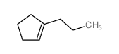 Cyclopentene, 1-propyl- structure